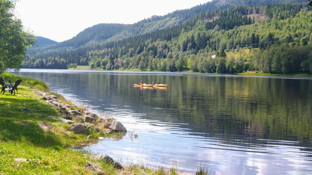 Holmset Camping And Fishing Namdalseid Esterno foto